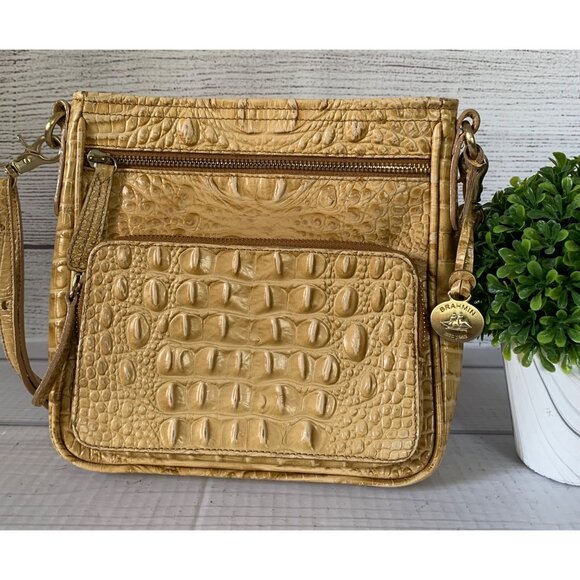 Brahmin Handbags - Brahmin Cleo Melbourne Embossed Leather Crossbody